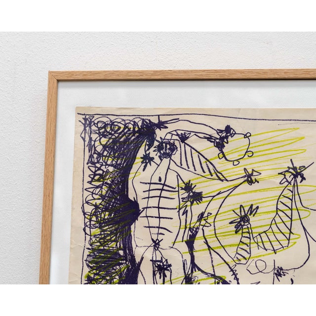 1950s Picasso Poster for Galerie Louise Leiris, 1957 For Sale - Image 5 of 8