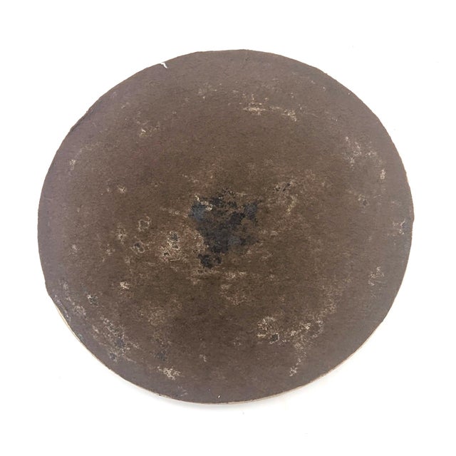 1970s Crich Pottery Studio Glazed Stoneware Trivet by Diana Worthy For Sale - Image 10 of 11