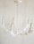 Florian Troy Lighting White Gesso Leaf Motif Chandelier For Sale - Image 11 of 12