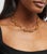 This new sleek chain has a smooth, not hammered surface. With its large links, it is perfect worn alone or with any Dina...