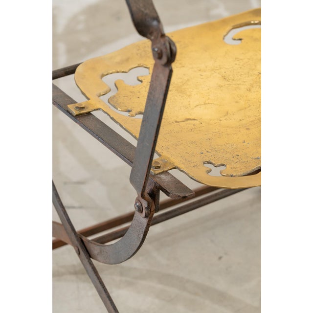 Brutalist Folding Armchair by David Marshall, Spain, Late 20th Century For Sale - Image 11 of 14