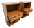 Teak Wood Mid 20th Century Nightstands, Pair For Sale