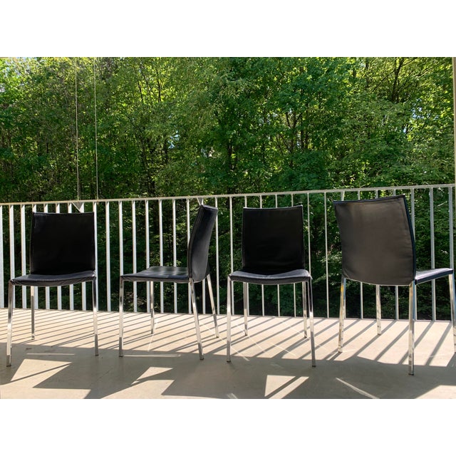 Lia Chairs by Roberto Barbieri for Zanotta, 2000s, Set of 4 For Sale - Image 16 of 17