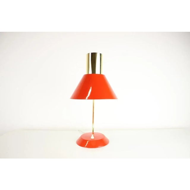 Orange Table Lamp, 1970s For Sale - Image 3 of 10