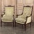 French Pair of 19th Century French Louis XVI Walnut Armchairs ~ Bergeres For Sale - Image 3 of 17