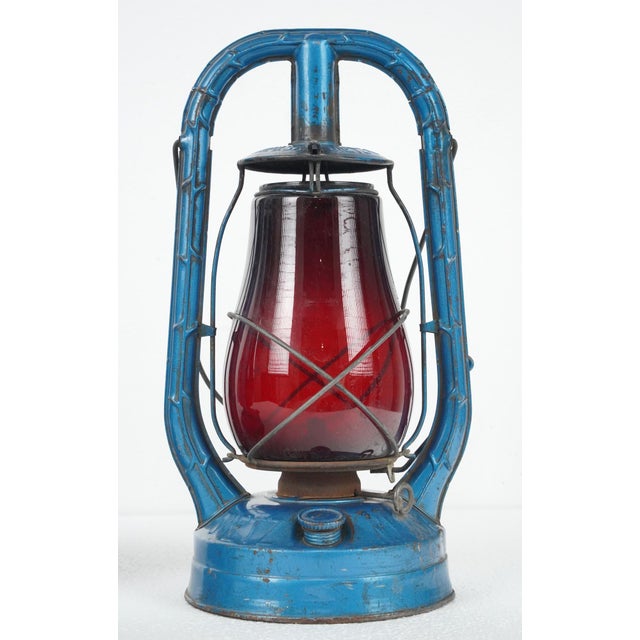 Vintage Dietz Monarch Hot Blast Kerosene Lanterns - a Pair For Sale - Image 4 of 10