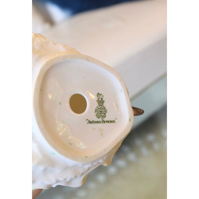 Mid 20th Century Royal Doulton "Autumn Breezes Figurine" For Sale - Image 5 of 5