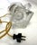 Antique Greek Key Pressed Glass Electrified Oil Lamp For Sale - Image 11 of 12