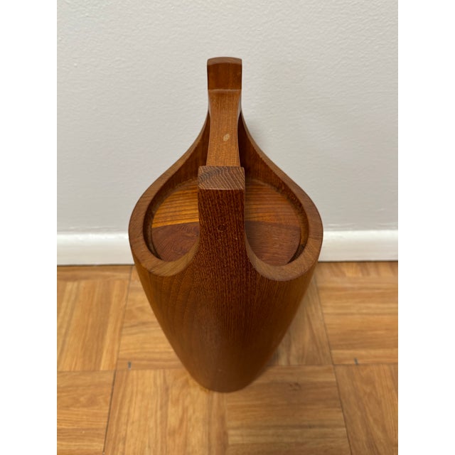 Mid-Century Modern 1960s Dansk Teak Ice Bucket by Jens Quistgaard – Mid-Century Scandinavian Modern For Sale - Image 3 of 10