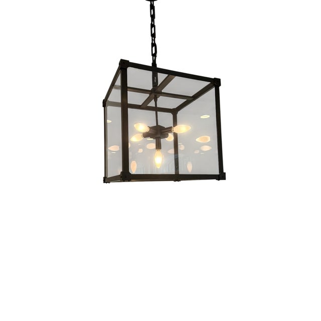 Dark Gray Remains Lighting Marlowe 16 Hanging Lantern For Sale - Image 8 of 8