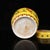 1970s Yellow Ground Doucai "Fish & Algae" Small Ginger Jar With Lid For Sale - Image 9 of 9
