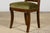 Set of 10 Mid-19th Century French Directoire Walnut Dining Chairs in Olive Green For Sale - Image 12 of 18