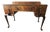 Classic Early 20th Century Queen Anne Style Writing Desk in Walnut Burlwood Veneer For Sale