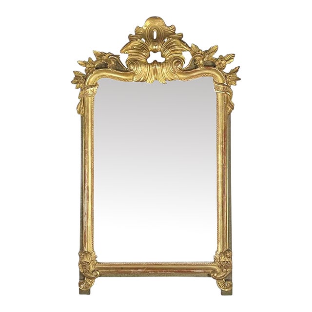 19th Century French Giltwood Mirror For Sale