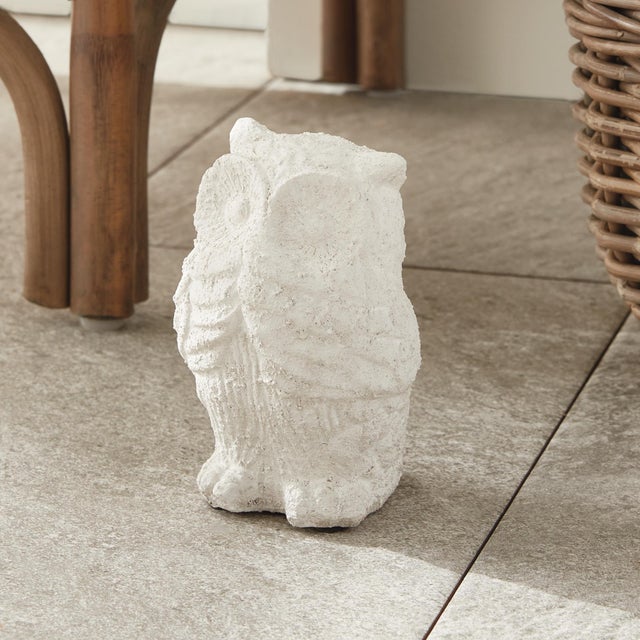 Early 21st Century Weathered Garden Owl For Sale - Image 5 of 7