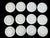 Traditional 12 Heinrich Bavaria Germany Salad or Dessert Plates Scalloped Rim White and Gold For Sale - Image 3 of 6