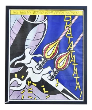 Roy Lichtenstein, The Enemy Would Have Been Warned, Lithograph