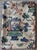 Custom Made Designer Hand Printed Chinoiserie Linen Fabric 3.5 Yards Vintage Blue Green Floral Vase Designer Estate Textile For Sale - Image 4 of 4