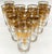 12 Belle Époque Gilt Floral Crystal Tumblers, Suitable for Champagne / Wine For Sale - Image 13 of 18