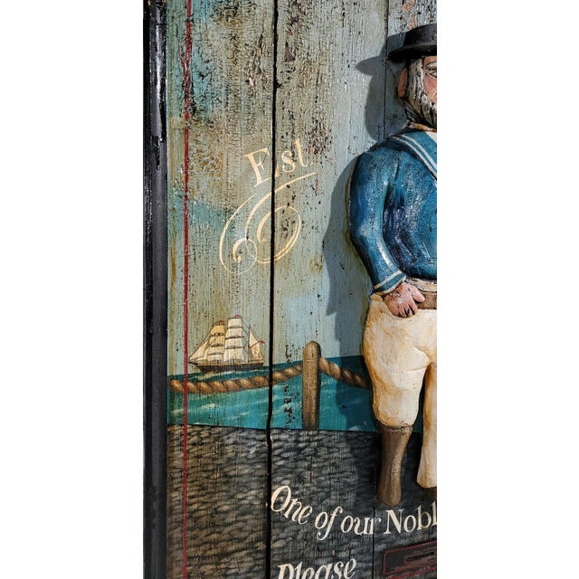 Brown Lady Blessingtons Sailors Donation Momento Plaque For Sale - Image 8 of 9