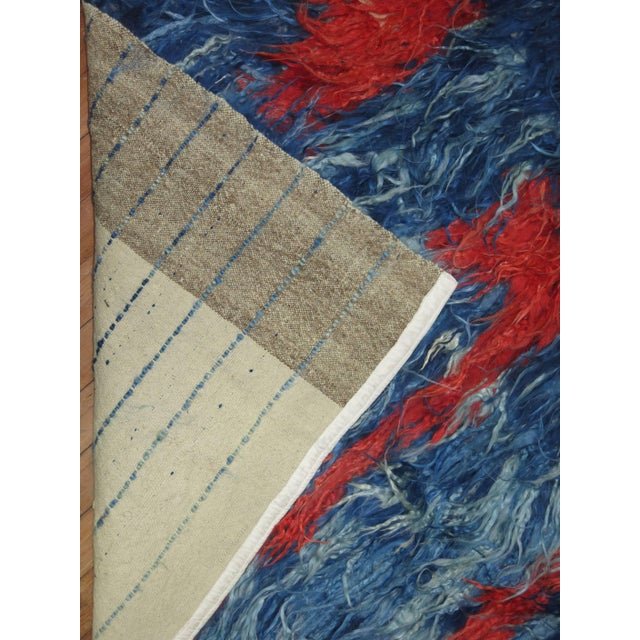 1970s Vintage Turkish Tulu Rug For Sale - Image 5 of 18