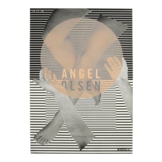 2019 Contemporary Music Poster by Sebastien Lépine - Angel Olsen For Sale