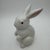Shabby Chic Vintage Fitz & Floyd White Rabbit 1979 Easter Bunny For Sale - Image 3 of 7