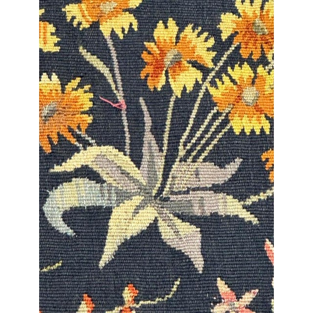 Mid-Century French Aubusson Tapestry Mille Fleurs, 1920s For Sale - Image 15 of 18