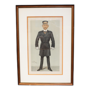 An English Vanity Fair Chromolithograph of Colonel George Malcom Fox