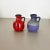Pottery Fat Lava Vases in Purple-Red from Jopeko, Germany, 1970s, Set of 2 For Sale - Image 3 of 18
