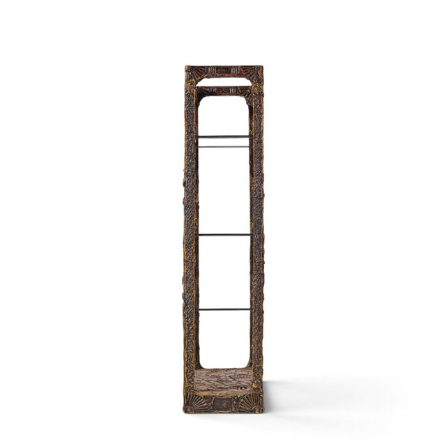 Craft Associates Adrian Pearsall for Craft Associates Mid Century 'Goop' Brutalist Étagère Shelf For Sale - Image 4 of 9