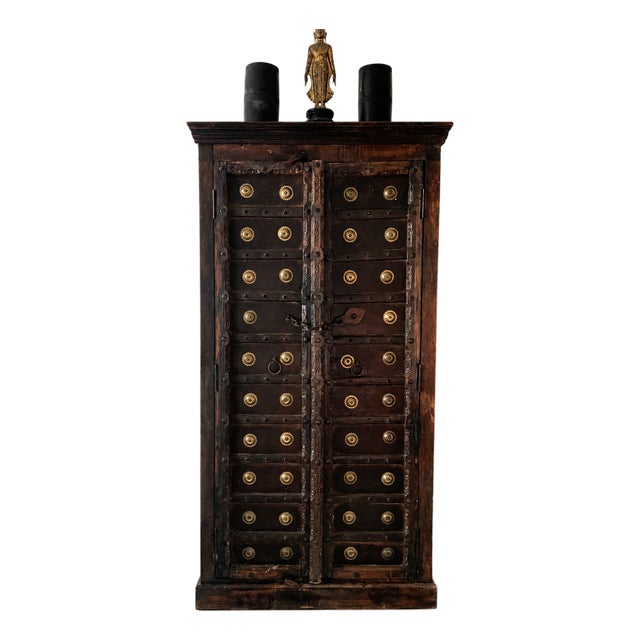 Vintage Indian Almirah Cabinet For Sale