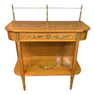 Painted Satinwood Side Table, 1910 For Sale