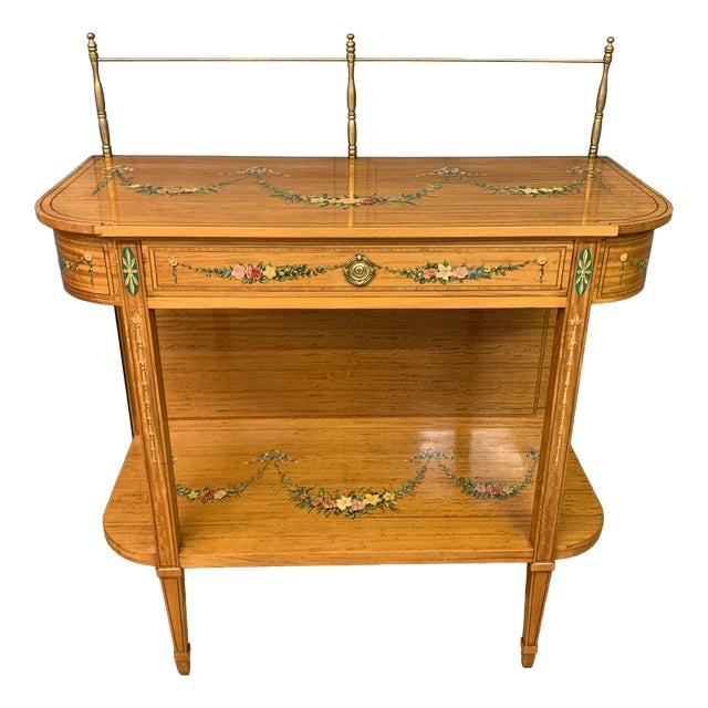 Painted Satinwood Side Table, 1910 For Sale