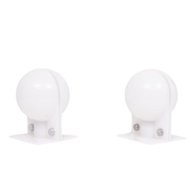 White Space Ace Acrylic Table Lamps from Guzzini, 1970s, Set of 2 For Sale - Image 8 of 8