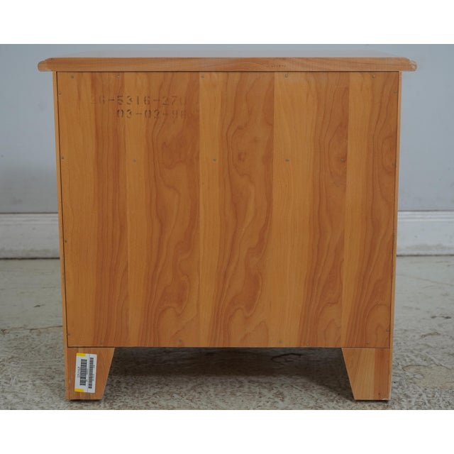 1990s Pair Ethan Allen Country French Nightstands For Sale - Image 15 of 18