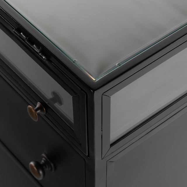 Four Hands Shadow Box Nightstand - Black For Sale - Image 10 of 12