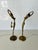Metal Mid-Century Brass Dancing Figurines Statues- a Pair For Sale - Image 7 of 9