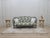 Vintage French Provincial Sofa – Floral Upholstered Settee, Louis XV Style Couch, Ornate Carved Wood Frame,Grey & Yellow Floral Sofa For Sale - Image 13 of 15