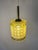 White and Yellow Waffle Textured Pendant Lamp from Orrefors For Sale - Image 10 of 11