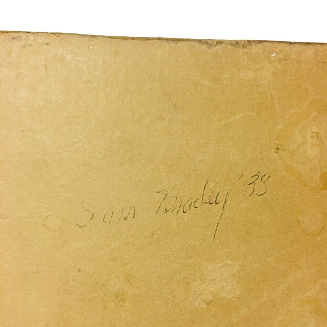 1938 Autumnal Coastal Landscape Signed Oil Painting For Sale In Boston - Image 6 of 7