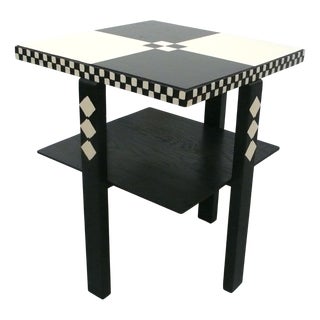 Vintage Side Table in Walnut, 1930s For Sale