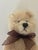 Shabby Chic 1960s Mini Teddy Bear Lamp Finial For Sale - Image 3 of 4