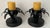 This wonderful pair of handmade Black wrought iron candle holders are perfect for small pillar type candles. A modern...