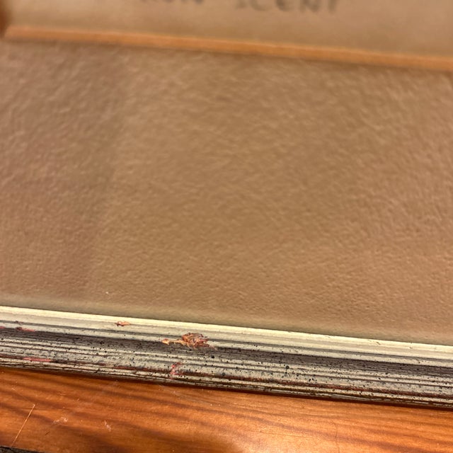 Mid 20th Century “Saffron Scent” Vintage Original Wood Block Print by Helen Siegel For Sale - Image 9 of 12