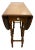 William and Mary Style Drop Leaf Gate Leg Table With Drawer For Sale