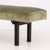 Late 20th Century Chinese Style Sage Velvet Upholstered Bench For Sale - Image 5 of 7
