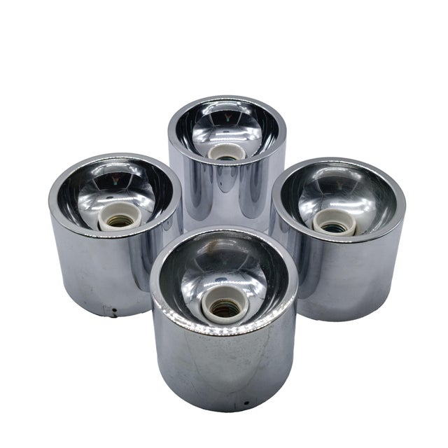 Polished Chrome Metal Spotlight from Luci Italia, 1970s For Sale - Image 6 of 7