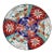Antique Japanese Imari Arita Floral & Phoenix Porcelain Large Charger Platter For Sale
