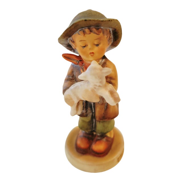 Rare Vintage Hummel Goebel Boy Figurine-the Lost Sheep, Goebel West Germany 68/2/0 For Sale